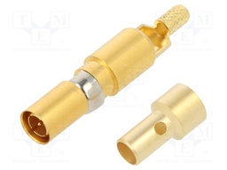 DIN-Signal coax m, solder/crimp, 75Ohm