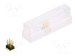 Connector: pin strips; pin header; male; PIN: 6; 2.54mm; SMT; 2x3