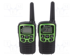 Radiotelephone; low battery indicator; Channels:16; 446MHz; 2km