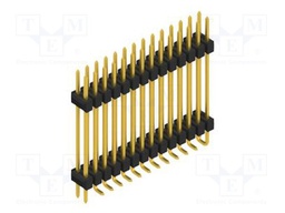 Connector: pin strips; pin header; male; PIN: 28; 2.54mm; SMT; 2x14