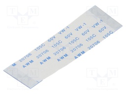 FFC cable; Cores: 30; Cable ph: 0.5mm; contacts on the same side