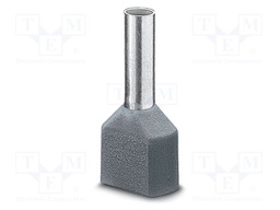 Tip: bootlace ferrule; insulated,double; copper; Bit len: 12mm