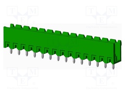 Connector: pluggable terminal block; socket; male; straight; THT