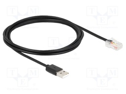 Adapter; RJ50 plug,USB A plug; 2m; USB 2.0; Interface: RS232,UART