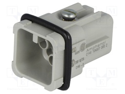 Connector: HDC; male; C146,heavy|mate D; PIN: 8; 7+PE; size A3; 16A