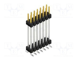 Connector: pin strips; pin header; male; PIN: 14; 2.54mm; SMT; 2x7