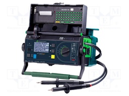 Meter: insulation resistance; LCD; VAC: 50V÷1kV; VDC: 50V÷5kV; IP40