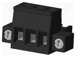 Connector: pluggable terminal block; plug; female; straight; 5mm