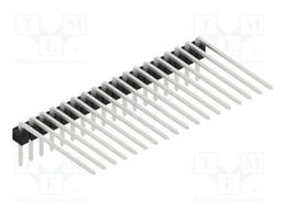 Connector: pin strips; pin header; male; PIN: 18; 2.54mm; THT; 1x18