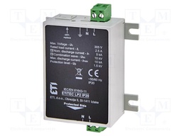 Surge arrester; Type 2+3; Poles: 1; 10kA; Uoper.max: 305VAC; screw
