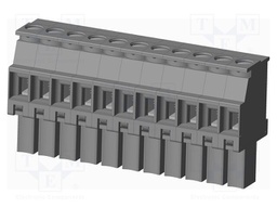 Connector: pluggable terminal block; plug; female; angled 90°