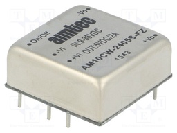 Converter: DC/DC; 10W; Uin: 9÷36V; 5VDC; Iout: 2A; 1"x1"; 17.4g