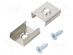 Flexible mounting plate Z; natural; stainless steel