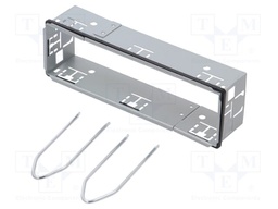 Universal mounting half frame; 1 DIN