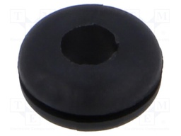 Grommet; black; UL94HB; TPR