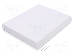 Enclosure: with panel; PCB is fastened in guides; EURO 93; ABS
