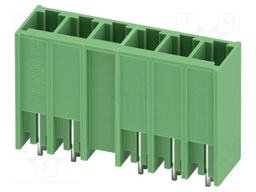 PCB headers, nominal cross section: 6 mm?, color: green, nom