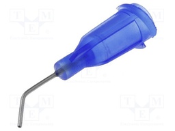 Needle: steel; 0.5"; Size: 22; bent at 45°; 0.41mm