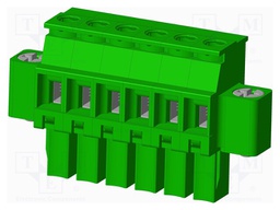 Connector: pluggable terminal block; plug; female; angled 90°