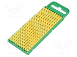 Markers for cables and wires; Label symbol: 8; 0.8÷2.2mm; yellow