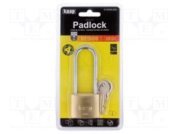Padlock; brass; Application: gates,toolboxes,cabinets,sheds