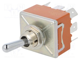 Switch: toggle; Pos: 3; SP3T; ON-OFF-ON; 15A/250VAC; 15A/30VDC