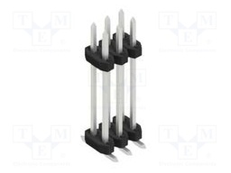 Connector: pin strips; pin header; male; PIN: 6; 2mm; SMT; 2x3; 100V