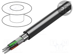 Wire; 3x2x24AWG; RS232; stranded; Cu; shielded,Al-PET foil; PVC