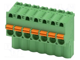 PCB connector, nominal cross section: 2.5 mm?, color: green,