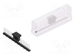 Connector: pin strips; pin header; male; PIN: 18; 2mm; SMT; 1x18