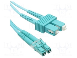 Cable: fiber patch cord; Insulation: PVC; 2m; LC duplex