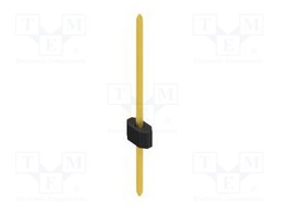 Connector: pin strips; pin header; male; PIN: 1; 1.27mm; THT; 1x1