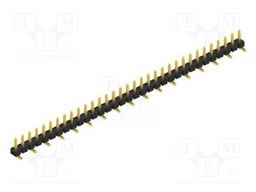 Connector: pin strips; pin header; male; PIN: 33; 2.54mm; SMT; 1x33