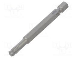 Screwdriver bit; Torx®,spherical; T30; Overall len: 70mm