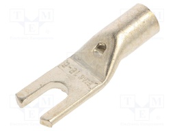 Tip: fork; M5; 16mm2; crimped; for cable; non-insulated; tinned