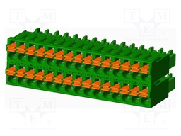Connector: pluggable terminal block; plug; female; straight; 5.5A