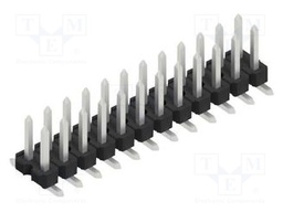 Connector: pin strips; pin header; male; PIN: 24; 2.54mm; SMT; 2x12
