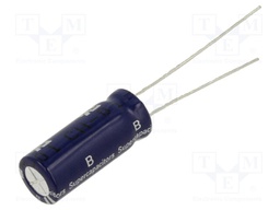 Supercapacitor; THT; 2.2F; 2.5VDC; -20÷80%; Body dim: Ø8x20mm; 9uA