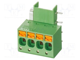 PCB terminal block, rated current: 20 A, rated voltage (III/