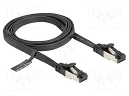 Patch cord; U/FTP; Cat: Cat 8.1; RJ45 plug,both sides; 1m; TPE