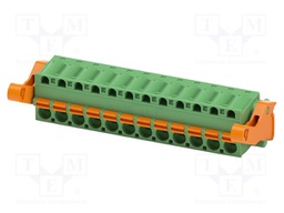 PCB connector, nominal cross section: 2.5 mm2, color: green,