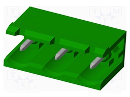 Connector: pluggable terminal block; socket; male; angled 90°