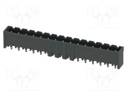 PCB headers, nominal cross section: 2.5 mm2, color: black, n