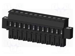 Connector: pluggable terminal block; plug; female; angled 90°