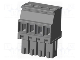 Connector: pluggable terminal block; plug; female; angled 90°