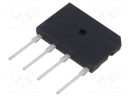 Single-phase bridge rectifier; Urmax: 600V; If: 35A; Ifsm: 420A