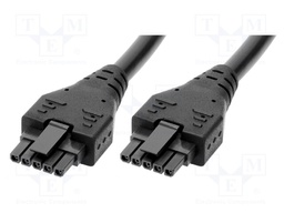 Cable; Micro-Fit 3.0; female; PIN: 5; Len: 2m; 8.5A; Insulation: PVC
