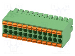 PCB connector, nominal cross section: 1.5 mm?, color: green,