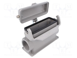 Enclosure: for rectangular connectors; Han; size 24B; with latch