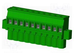 Connector: pluggable terminal block; plug; female; angled 90°